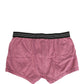 Pink D&G Logo Cotton Regular Boxer Underwear