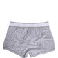 Gray Logo Cotton Men Regular Boxer Underwear