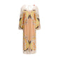 Multicolor Silk Casual Dress