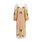 Multicolor Silk Casual Dress