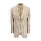 Multicolor Viscose Full-Length Jacket