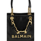Black Calf Leather Bos Taurus Shoulder Bag