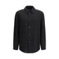 Black Viscose Dress Shirt