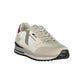 White Polyurethane Men's Sneaker