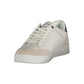 White Polyurethane Men Sneaker
