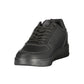 Black Polyurethane Men's Sneaker