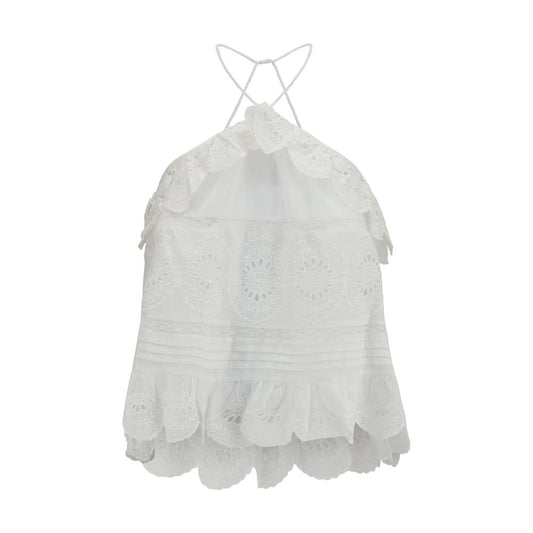 White Polyester Blouse
