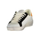 White Polyurethane Men's Sneaker