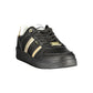 Black Polyurethane Women Sneaker