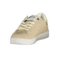 Beige Polyester Athletic Sneakers