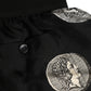 Black Ancient Coin Print Boxer Shorts Underwear