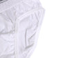White Cotton Regular Men Midi Brief Underwear