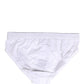 White Cotton Regular Men Midi Brief Underwear