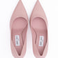 Pink Lizard Printed Leather Love 85 Pumps