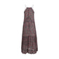 Purple Cotton Casual Dress