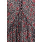 Purple Cotton Casual Dress