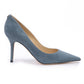 Dusk Blue Suede Agnes Pumps