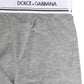 Gray Logo Waistband Cotton Men Boxer Underwear