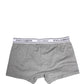 Gray Logo Waistband Cotton Men Boxer Underwear