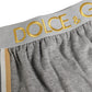 Gray Logo Waistband Cotton Men Boxer Underwear