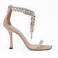 Powder Pink Satin Verity 100 Sandals