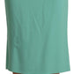Mint Green Viscose Pencil Cut Midi Skirt
