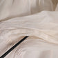 White Silk Cotton Ascot Collar Blouse Top