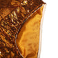 Orange Sequin Nylon High Waist Girdle Underwear