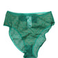 Green Lace Nylon DG Lingerie Panty Brief Underwear