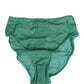 Green Lace Nylon DG Lingerie Panty Brief Underwear