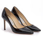 Black Patent Leather Romy 85 Pumps