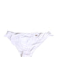 White Nylon DG Logo Plaque Bikini Bottom Swimwear