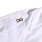 White Nylon DG Logo Plaque Bikini Bottom Swimwear