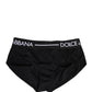 Black Nylon Stretch Coulotte Panty Underwear