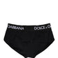 Black Nylon Stretch Coulotte Panty Underwear