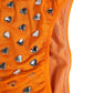 Orange Crystal High Waist Brief Panty Underwear