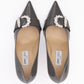 Storm Grey Patent Leather Chery 85 Pumps