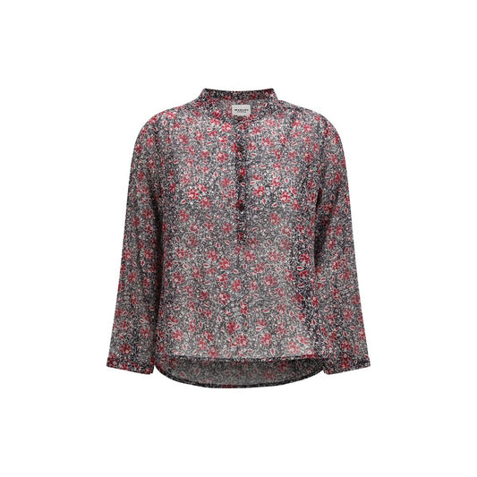 Purple Cotton Pattern Shirt