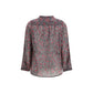 Purple Cotton Pattern Shirt