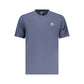 Blue Cotton Men T-Shirt