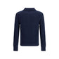 Blue Cotton Polo Shirt