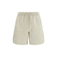 Beige Nylon Bermuda Shorts