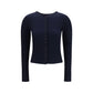 Blue Cotton Cardigan