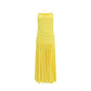 Bicolor Viscose Casual Dress