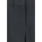 Gray Linen Casual Pants