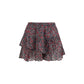 Purple Cotton Bermuda Shorts