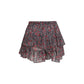 Purple Cotton Bermuda Shorts
