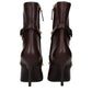 Brown Leather Ankle Boots