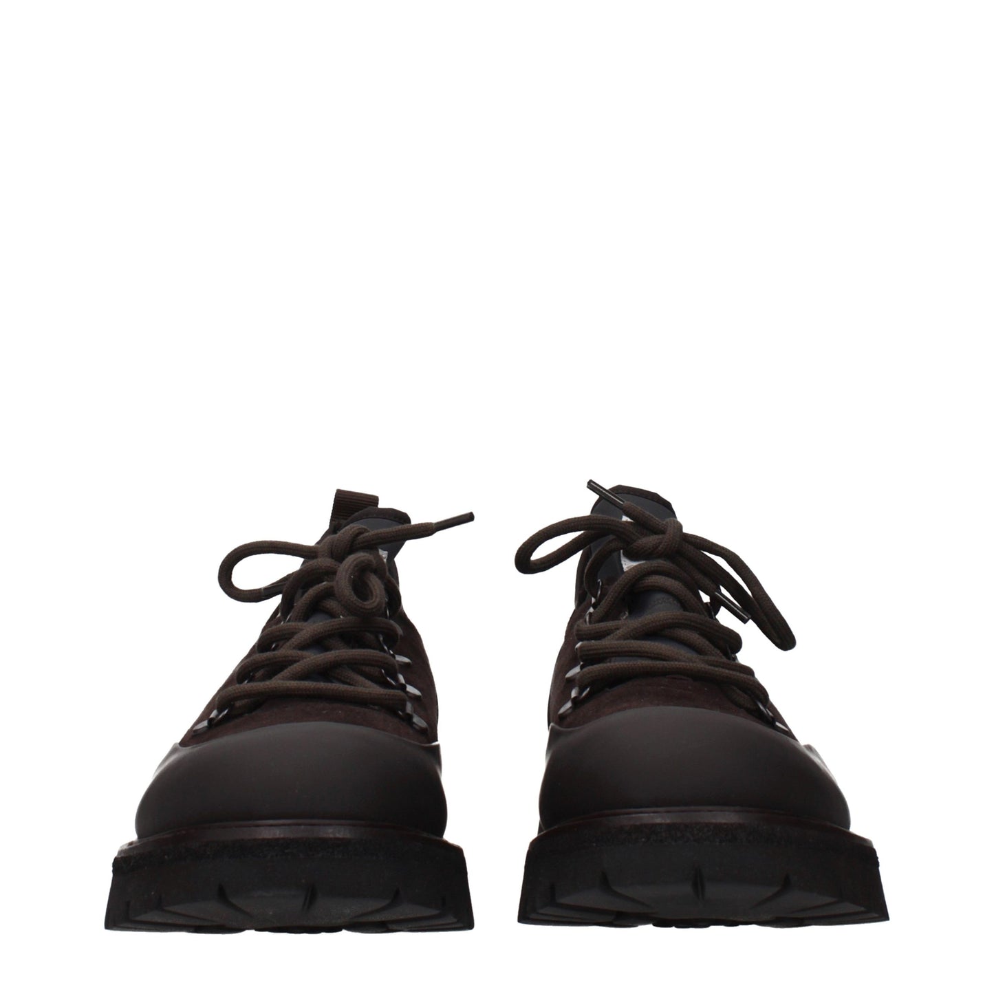 Brown Leather Athletic Sneakers