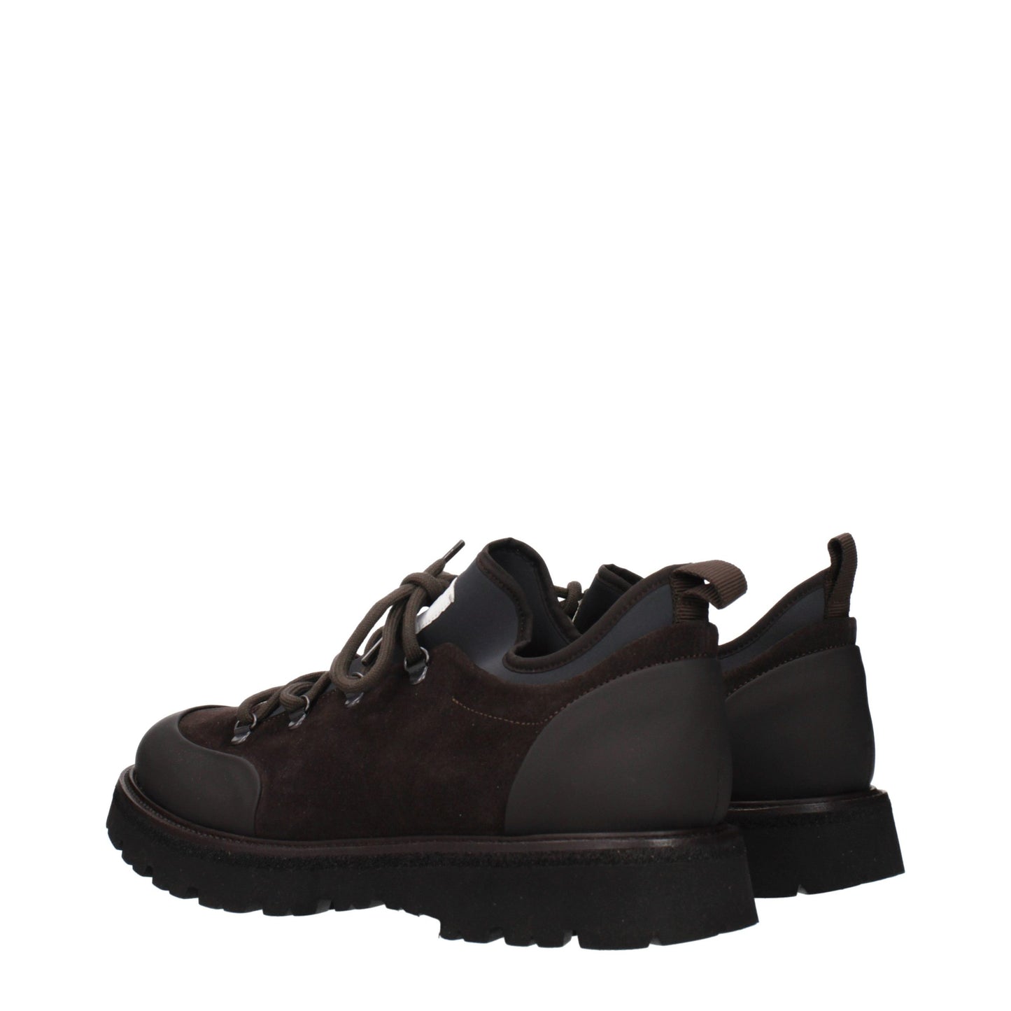 Brown Leather Athletic Sneakers